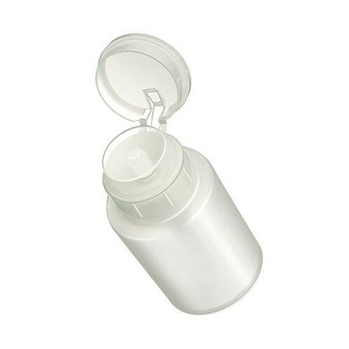 RuNail, помпа для жидкости (полупрозрачный пластик), 120 мл runail стаканчик для жидкости стеклянный 6 мл