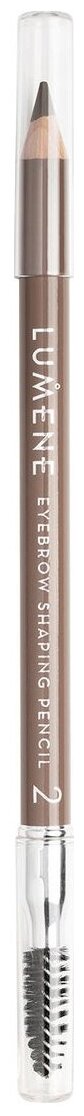 Lumene Карандаш для бровей Eyebrow Shaping Pencil, оттенок 2 Brown
