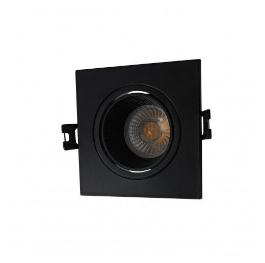 Светильник DENKIRS DK3020-BK, GU5.3, 10 Вт, 3000, теплый белый, цвет арматуры: черный, цвет плафона: черный