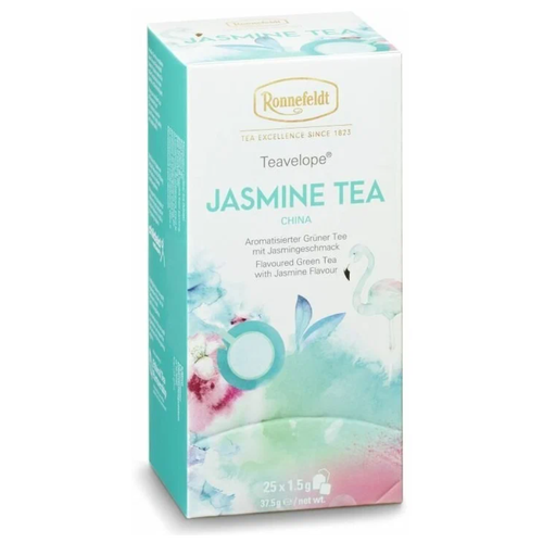 Зеленый чай Ronnefeldt Teavelope Jasmin(Жасминовый чай) ароматизированный 2 пачки по 25 пакетиков. Арт.16020-2