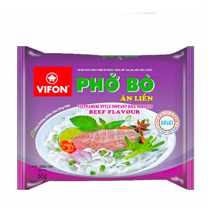 Суп быстрого приготовления ФО с говядиной VIFON/BICH HI, 60 г