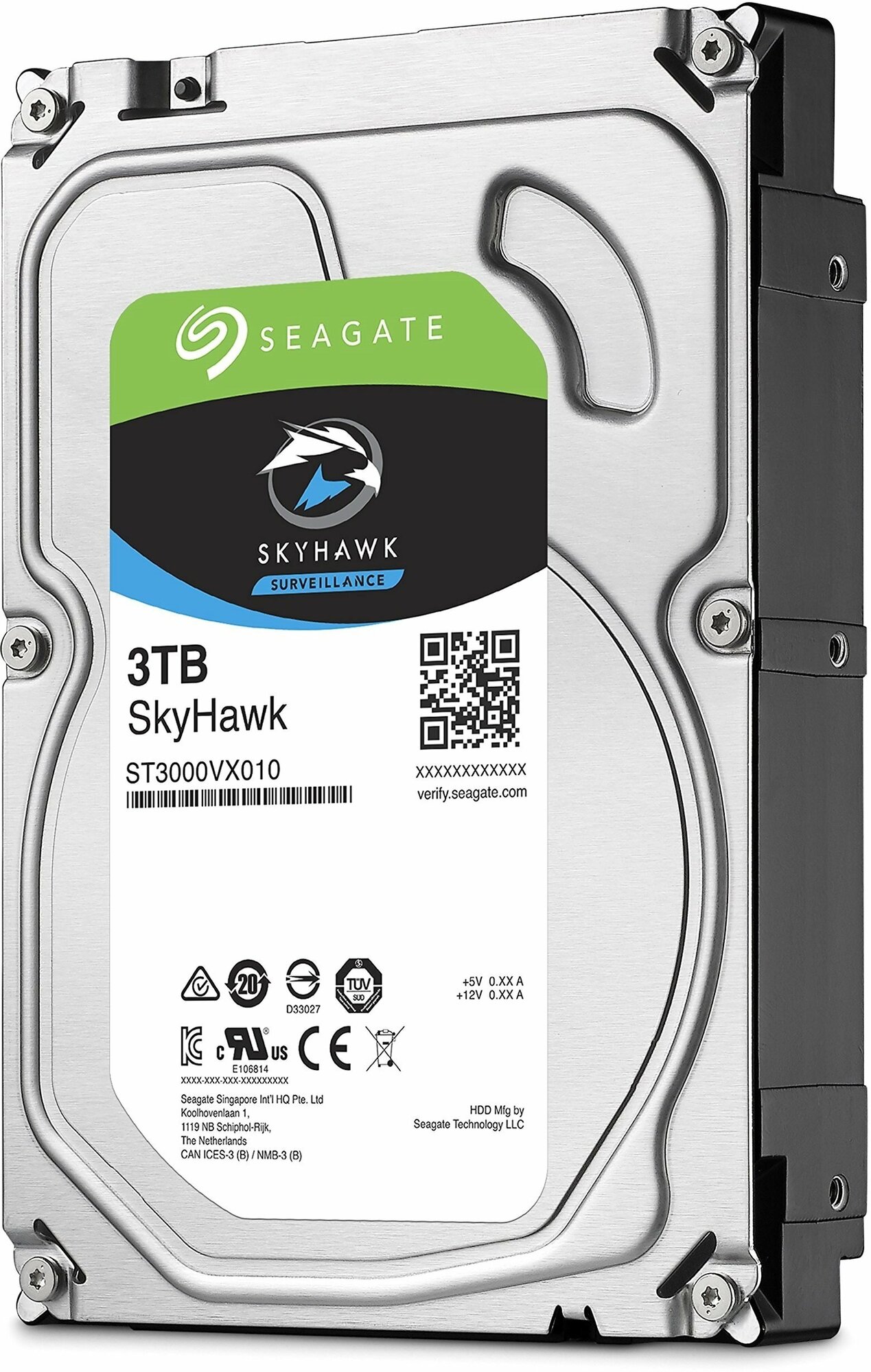 Жесткий диск SEAGATE Skyhawk , 3Тб, HDD, SATA III, 3.5" - фото №11