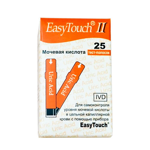 Тест-полоски EasyTouch «Мочевая кислота» №25