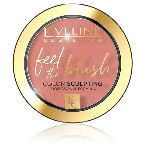 Eveline Cosmetics румяна Feel The Blush, 04 tea rose cosmetics news скульптурирующие румяна multifunctional sculpting blush 04 tea rose