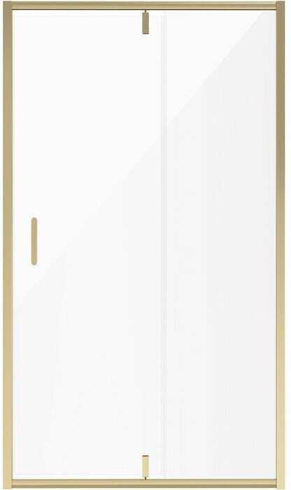 Душевая дверь Niagara Nova 100х195 прозрачная, холодное золото (NG-43-10AG)