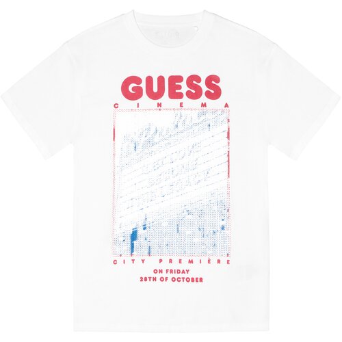 Футболка GUESS, хлопок, размер M, белый