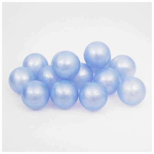 Набор шаров для сухого бассейна 500 шт, цвет: голубой перламутр Соломон .