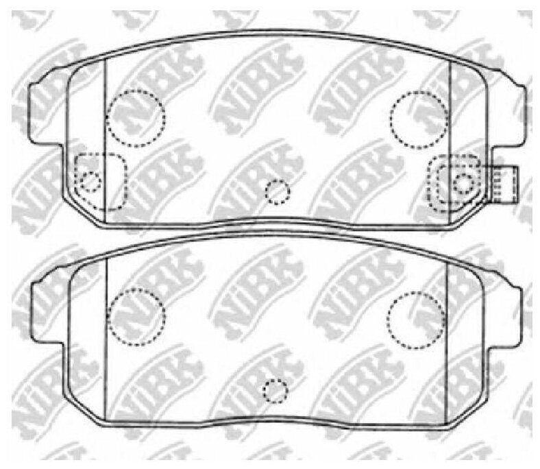 Колодки тормозные Nissan 44060-AU091 PN-2467 D1239