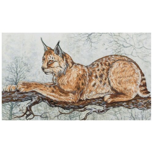 фото Набор для вышивания panna "живая картина. рысь", арт. жк-2027, 29х17 см