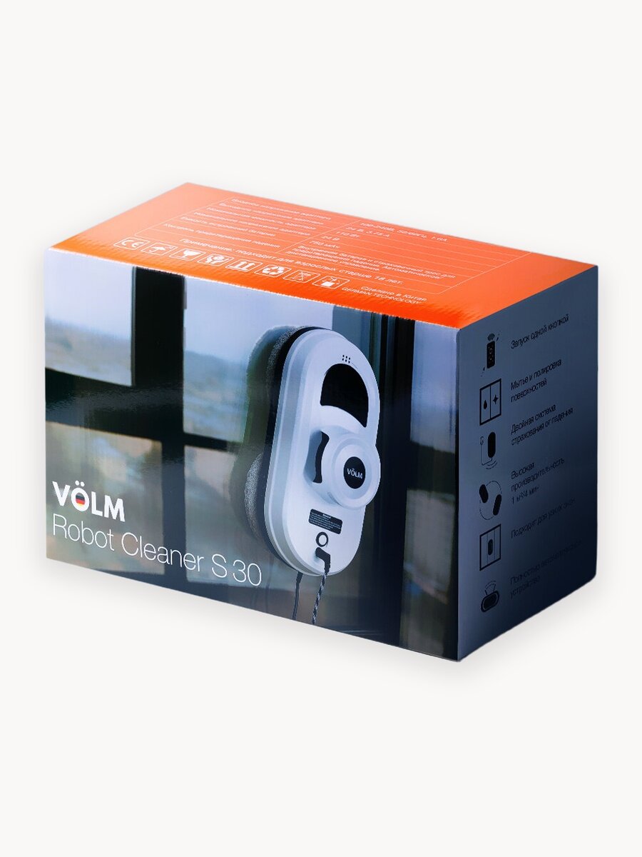 Робот мойщик окон, стеклоочиститель, белый, для мытья поверхностей