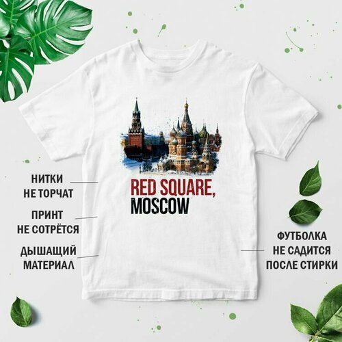 фото Футболка, размер m, белый нет бренда