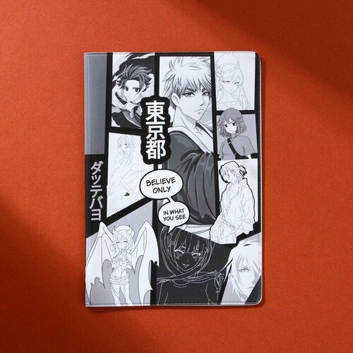 Обложка для паспорта , серый обложка для паспорта пвх аниме принт тетрадь смерти l двухсторонняя