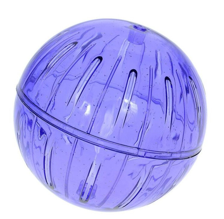 Beeztees игрушка шар прогулочный для грызунов, пластмассовый, разноцветный (12 см) - фото №7