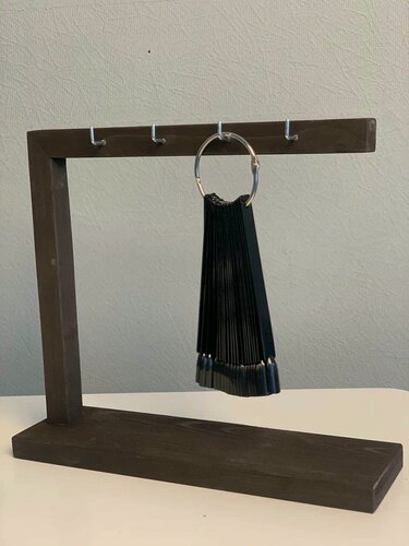 Изображение товара Подставка для типсов деревянная, для маникюра и педикюра, профессиональная, Г-образная, прямоугольная для наращивания и дизайна ногтей