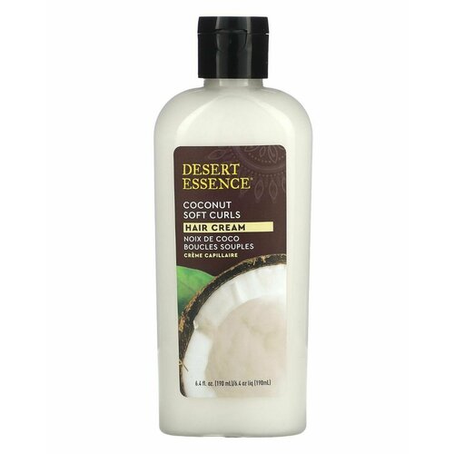 Desert Essence Soft Curls крем с кокосом для волос 190 мл 3500₽