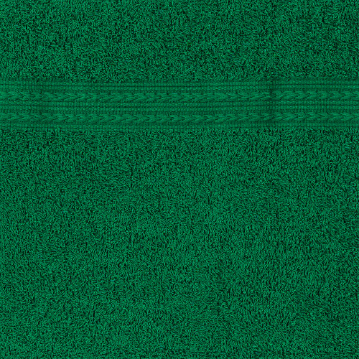 Полотенце махровое Вышний Волочек темно-зеленый (пл.375) 70х130