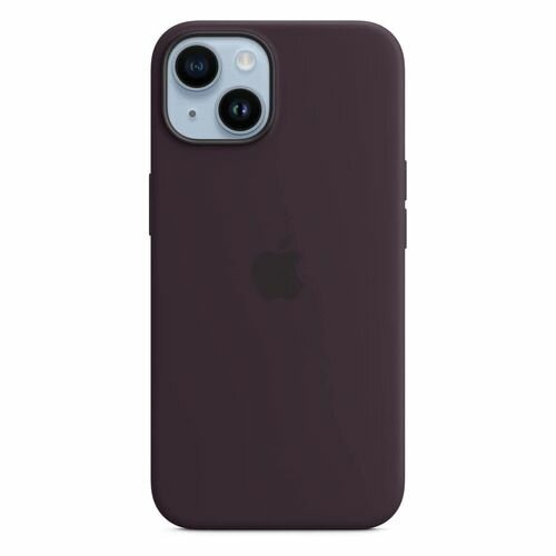 Чехол (клип-кейс) Apple Silicone Case with MagSafe A2910, для Apple iPhone 14, баклажановый [mpt03zm/a]