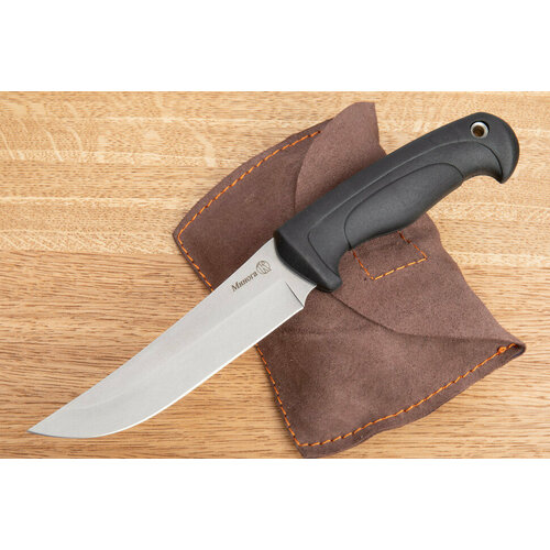 Нож Минога (AUS-8, stonewash серый, эластрон) нож линь aus 8 stonewash серый эластрон