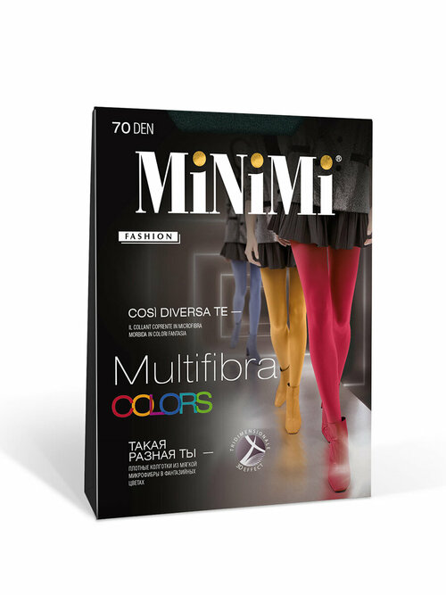 Колготки  MiNiMi MULTIFIBRA, 70 den, зеленый