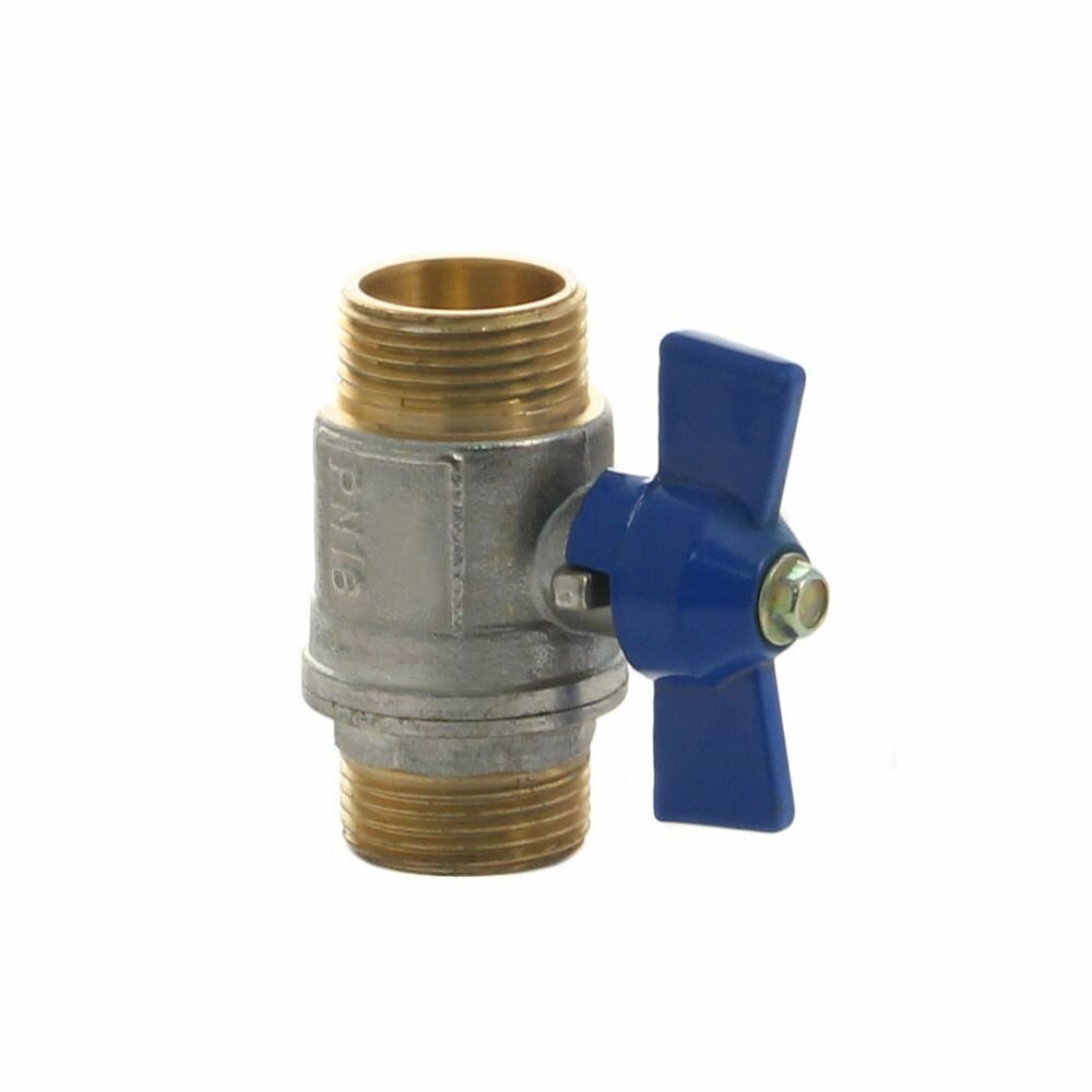 фото Кран для воды, 1/2" (15 мм), Ш-Ш, ручка-бабочка, Frap, F213.04