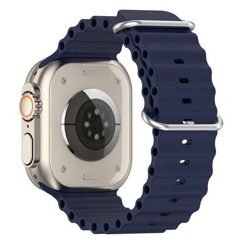 Ремешок Ocean Silicone для Apple Watch 42/44/45/49mm, Midnight