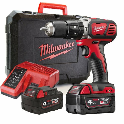 Аккумуляторная ударная дрель Milwaukee M18 BPD-402C 4933443518 с АКБ 4 Ач и ЗУ в кейсе 3180000₽
