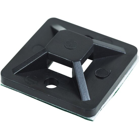 Площадка самоклеящаяся Rexant 25х25 мм черная (100 шт./упак.)