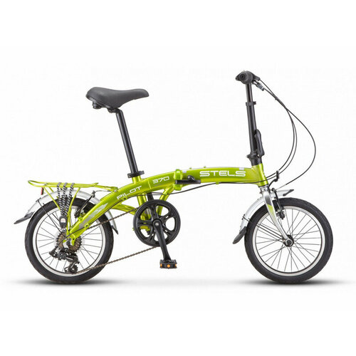 Складной велосипед Stels Pilot 370 16 V010, год 2023, цвет Зеленый