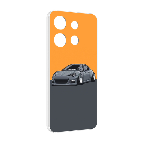 Чехол MyPads Спорт-кар для Infinix Smart 7 задняя-панель-накладка-бампер чехол mypads спорт кар для google pixel 7 задняя панель накладка бампер
