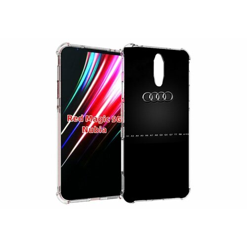 Чехол MyPads audi ауди 1 мужской для ZTE Nubia Red Magic 1 5G задняя-панель-накладка-бампер чехол mypads chery 3 мужской для zte nubia red magic 1 5g задняя панель накладка бампер