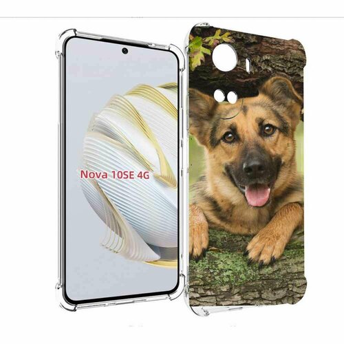 Чехол MyPads Собака-на-дереве для Huawei Nova 10 SE задняя-панель-накладка-бампер
