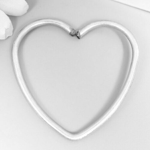 Кольцо металл для изготовления ловца снов Сердце 0.28х5х5 см, 15 шт.