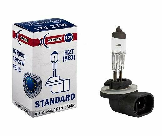 фото Лампа H27 (881) 12V 55W (PGJ13) 3200K STANDARD (Xenite)