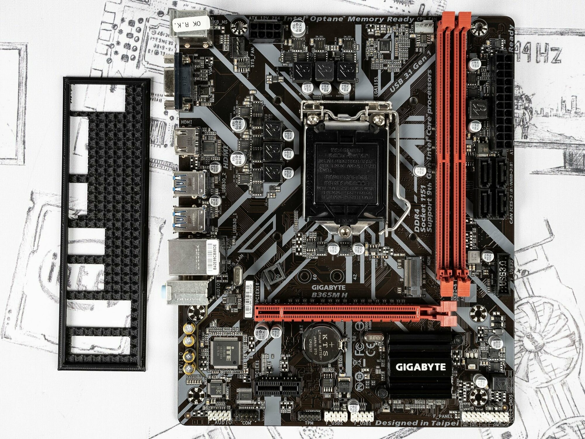 Материнская плата GIGABYTE B365M H (rev 10)