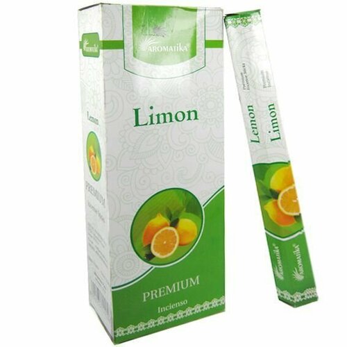Благовония палочки ароматические лимон (Aromatika, Lemon, 20 палочек)