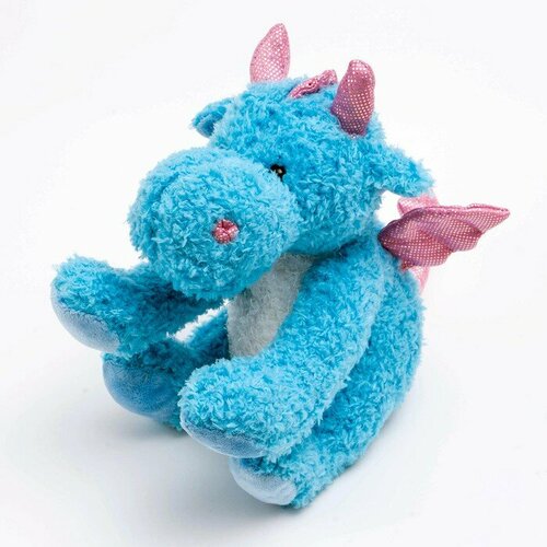 Мягкая игрушка КНР Дракон, 21 см, голубая (9473131) игрушка мягкая дракон 21 5 см