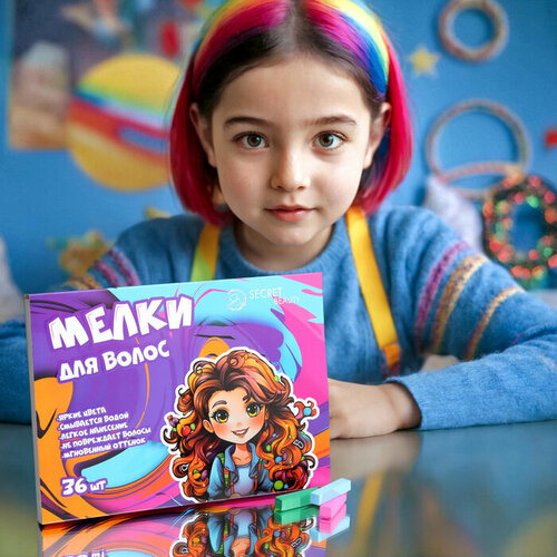 Мелки для волос 36 шт 1298₽