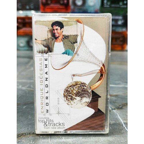 Enrique Iglesias - World Name, аудиокассета, кассета (МС), 2005, оригинал кожаный браслет с гравировкой enrique iglesias
