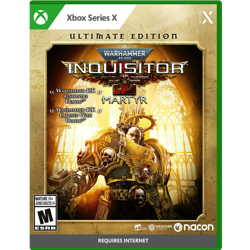 Игра Warhammer 40000 Inquisitor Martyr Ultimate Edition цифровой ключ для Xbox OneSeries XS Русский язык Аргентина 449₽