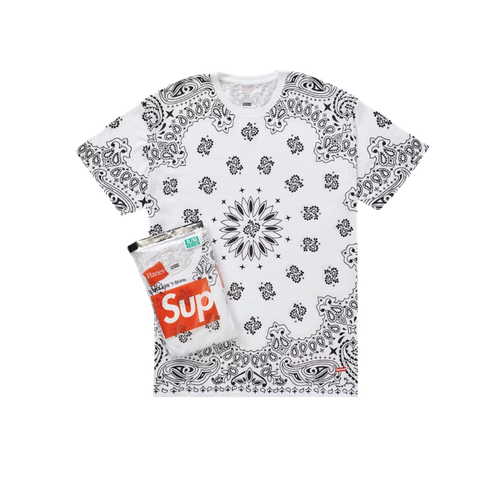 Футболка Supreme, размер S, белый