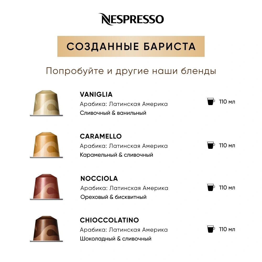 Кофе в капсулах Nespresso Chiaro, 10 кап. в уп. - фотография № 10