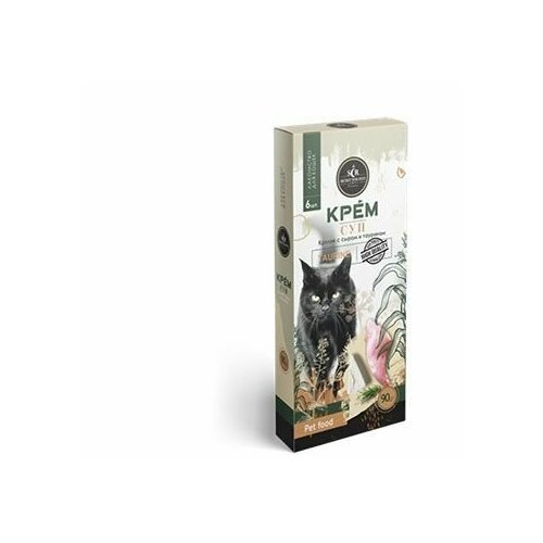 Лакомство крем-суп для кошек SECRET кролик, сыр и таурин 90г (6 порций по 15г) - набор 5шт (450г)