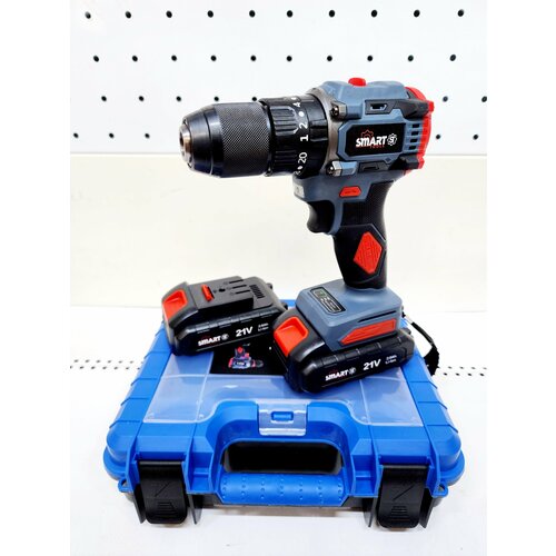 Аккумуляторный бесщеточный ударный шуруповерт Smart 21В 2Ач 80Нм кейс 721000₽