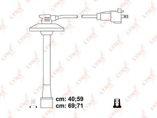 Провода высоковольтные подходит для Toyota Camry 2,2 96-01/ Avensis 2,0 97-00/ RAV-4 2,0 97-00 SPE7543 lynx 1шт