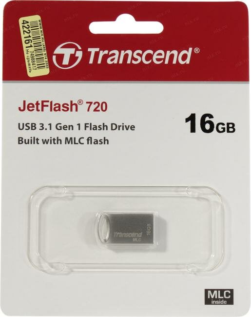 Transcend JETFLASH 720 32GB (серебристый) - фото №14
