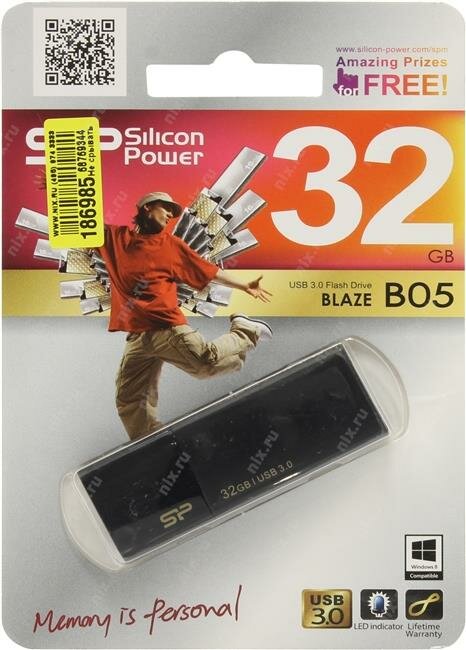 Silicon Power Blaze B05 64Gb (синий) - фото №18