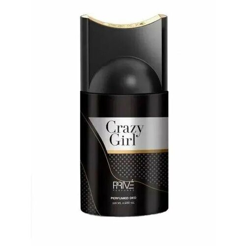 Дезодорант-спрей женский Prive Crazy Girl, 250мл