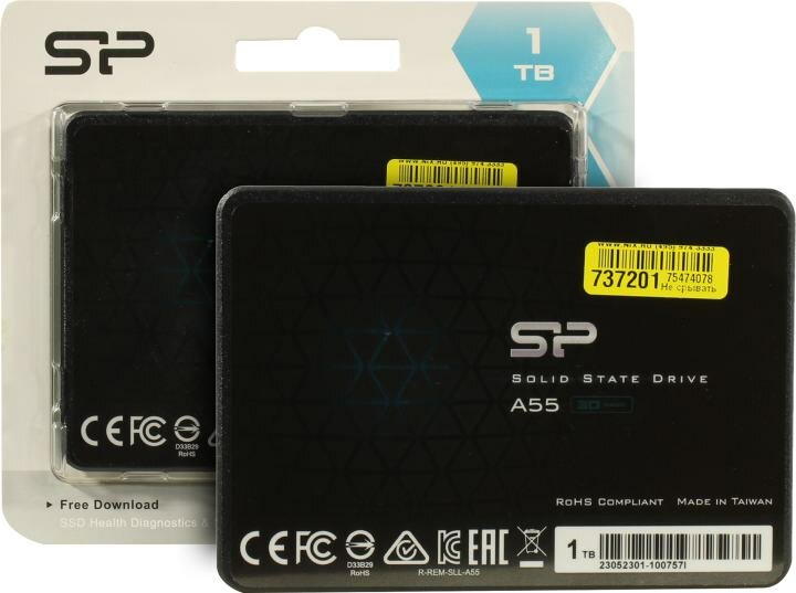 SSD накопитель SILICON POWER Ace A55 1Тб, 2.5", SATA III - фото №12