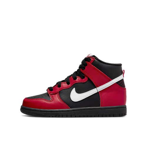 фото Кроссовки nike dunk high, размер 29.5 eu, красный, черный