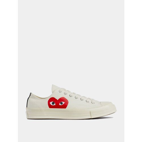 фото Кеды converse comme des garcons play chuck 70 low, размер 42.5 eu, бежевый